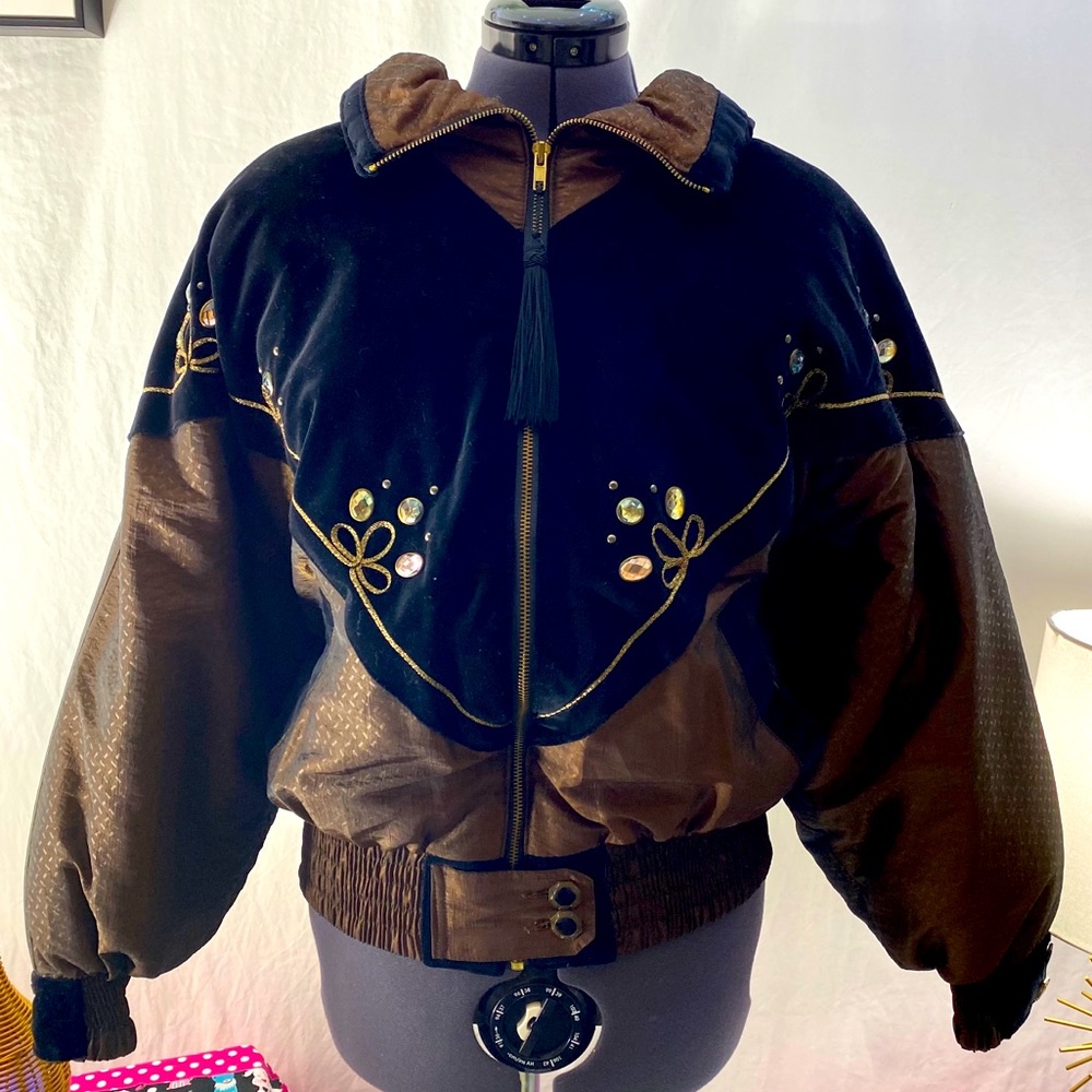 Vintage John Weitz Down Filled Puffer Jackey Sz M